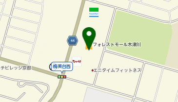 クリーニングルビー フォレストモール木津川店の地図画像