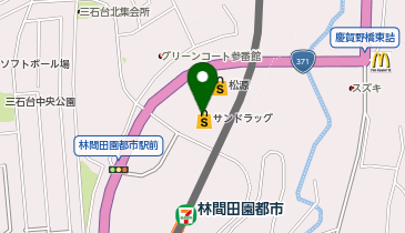 クリーニングルビー マツゲン橋本林間店の地図画像
