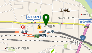クリーニングルビー りーべる王寺店の地図画像