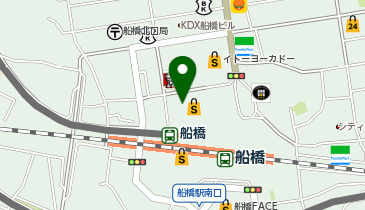 カフェコムサ 船橋東武店の地図画像