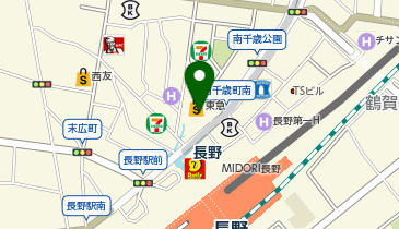 カフェコムサ ながの東急店の地図画像