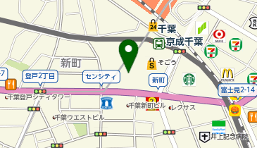 カフェコムサ 千葉そごう店の地図画像