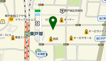 カフェコムサ 西武東戸塚S.C.店の地図画像