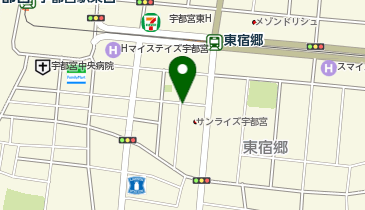 cetera utsunomiyaの地図画像