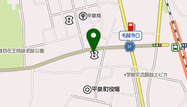岩手銀行 平泉支店の地図画像