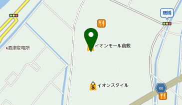 御座候 イオンモール倉敷店の地図画像