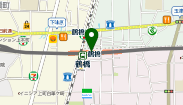 御座候 近鉄鶴橋駅店の地図画像
