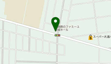 家族葬のファミーユ 姫城ホールの地図画像
