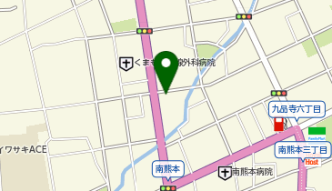 家族葬のファミーユ 南熊本ホールの地図画像