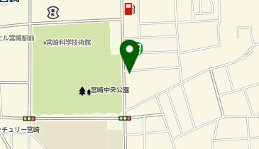 家族葬のファミーユ 宮崎駅東ホールの地図画像