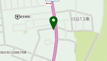 家族葬のファミーユ 川沿ホールの地図画像