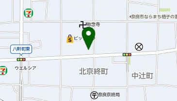 家族葬のファミーユ ならまちホールの地図画像