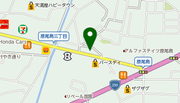 家族葬のファミーユ 原尾島ホールの地図画像