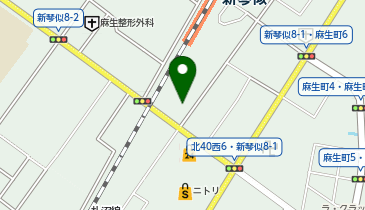 家族葬のファミーユ 新琴似ホールの地図画像
