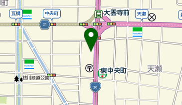 家族葬のファミーユ 大雲寺ホールの地図画像