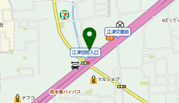 家族葬のファミーユ 江津ホールの地図画像