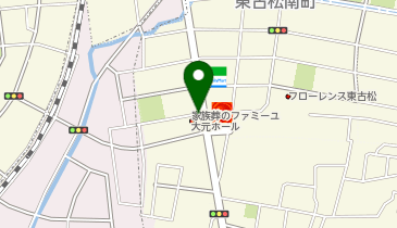 家族葬のファミーユ 大元ホールの地図画像