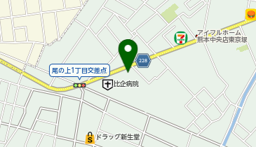 家族葬のファミーユ 尾ノ上ホールの地図画像
