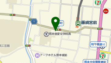 家族葬のファミーユ 藤崎宮前ホールの地図画像