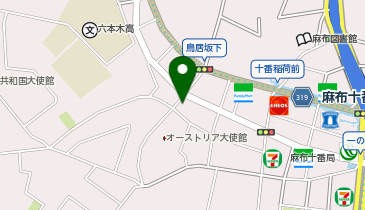 ザースト バルバリ麻布十番店の地図画像