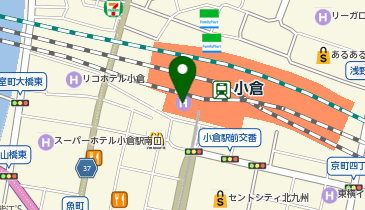 ファンケル アミュプラザ小倉店の地図画像