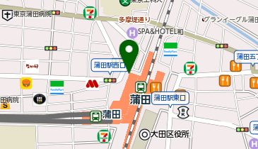 ファンケル グランデュオ蒲田店の地図画像