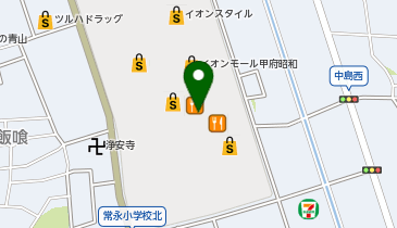 ファンケル イオンモール甲府昭和店の地図画像