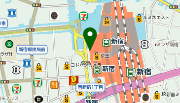 ファンケル 京王新宿店の地図画像