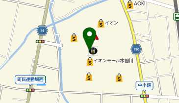 ファンケル イオンモール木曽川店の地図画像