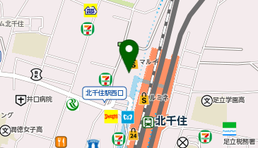 ファンケル 北千住マルイ店の地図画像
