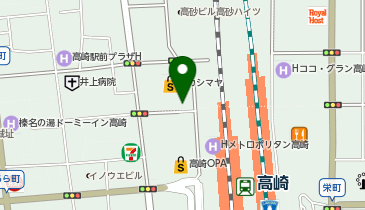 ファンケル 高崎高島屋店の地図画像