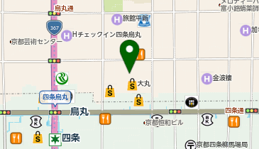 ファンケル 大丸京都店の地図画像