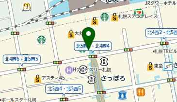 ファンケル 札幌アピア店の地図画像