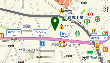 ファンケル そごう千葉店の地図画像