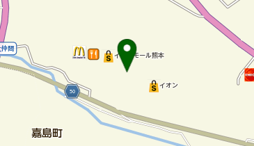 ファンケル イオンモール熊本店の地図画像