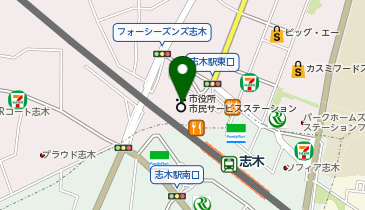 ファンケル マルイファミリー志木店の地図画像