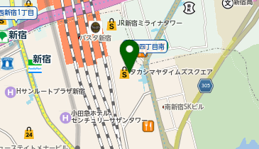 ファンケル 新宿タカシマヤ店の地図画像