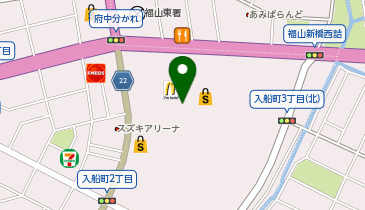 ファンケル 天満屋福山ポートプラザ店の地図画像