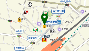 ファンケル ながの東急店の地図画像
