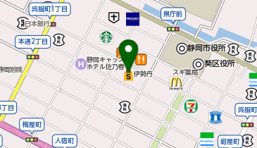 ファンケル 静岡伊勢丹店の地図画像