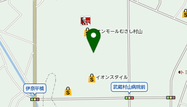 ファンケル イオンモールむさし村山店の地図画像