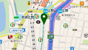 ファンケル 上野マルイ店の地図画像
