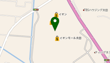 ファンケル イオンモール太田店の地図画像