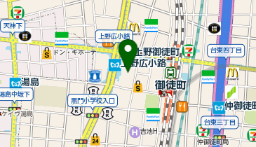 ファンケル 松坂屋上野店の地図画像