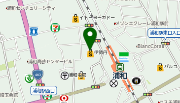 ファンケル 伊勢丹浦和店の地図画像