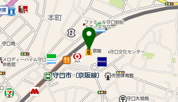ファンケル 京阪守口店の地図画像