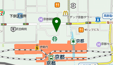 ファンケル 京都ポルタ店の地図画像