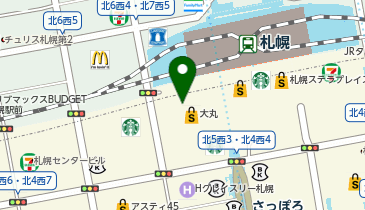 ファンケル 大丸札幌店の地図画像