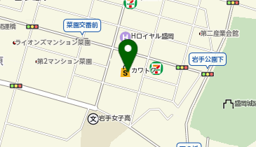 ファンケル 盛岡川徳店の地図画像