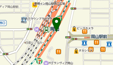 ファンケル 岡山一番街店の地図画像